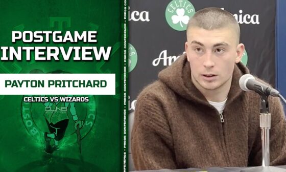 Payton Pritchard HATES When People Call Him a Defensive Liability | Celtics vs Wizards Postgame