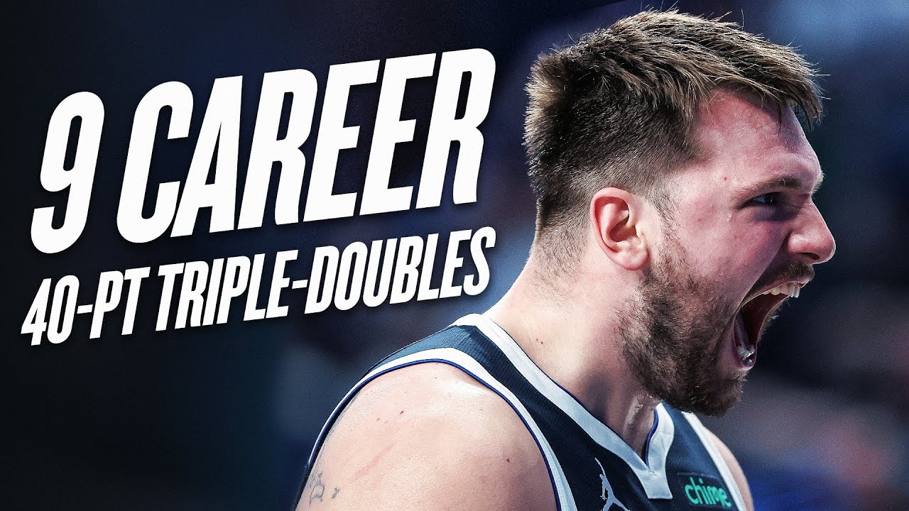 Luka Just Recorded His 9th Career 40-PT TRIPLE-DOUBLE!