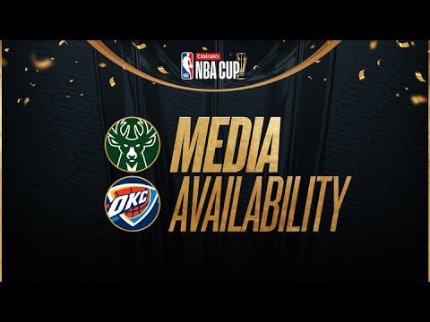 LIVE  #EmiratesNBACup Championship Game Media Availability: Bucks vs. Thunder