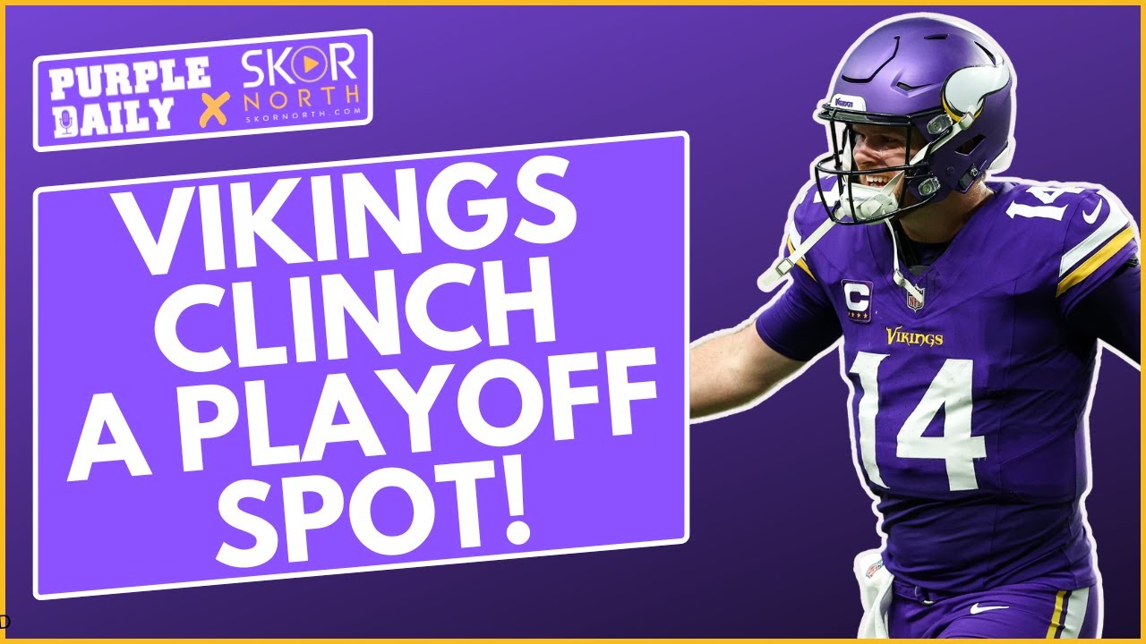 Minnesota Vikings CLINCH a playoff spot!