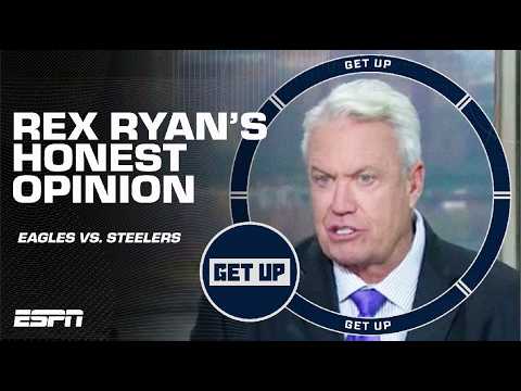 Rex Ryan and Tedy Bruschi STRONGLY DISAGREE over Eagles being the BEST TEAM?! 🍿 | Get Up