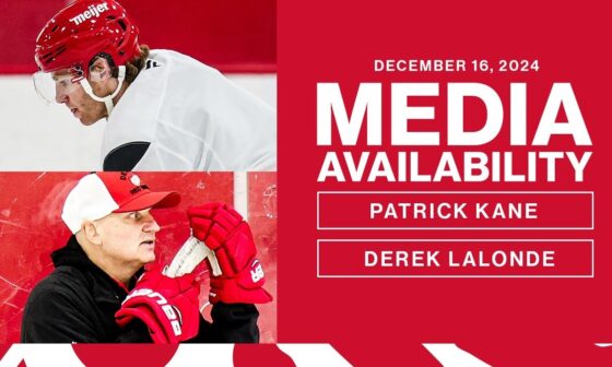 Patrick Kane, Derek Lalonde Media Availability | Dec. 16, 2024