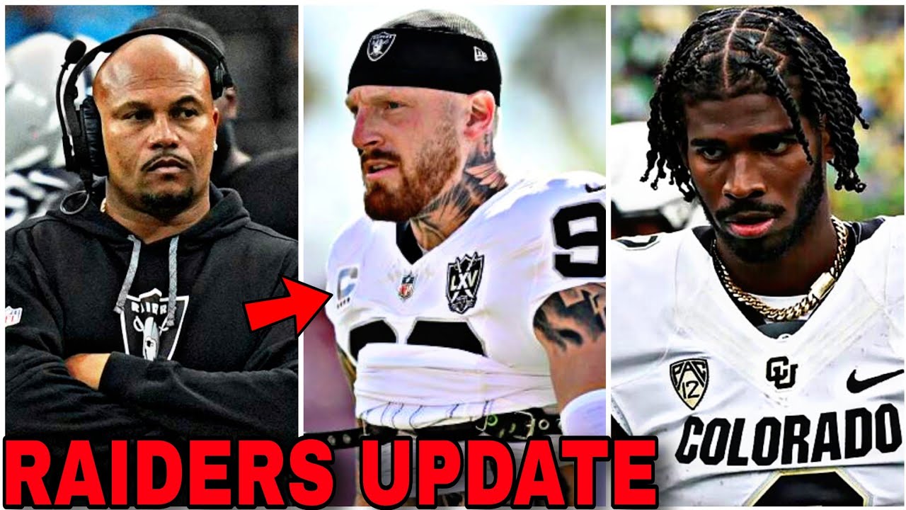 Maxx Crosby is OFFICIALLY DONE for the season + 2025 QB Class Update Raiders