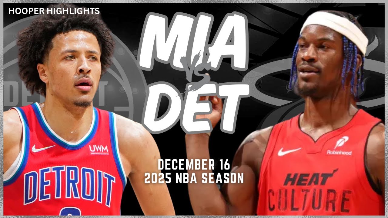 Miami Heat vs Detroit Pistons Full Game Highlights | Dec 16 | 2025 NBA Season