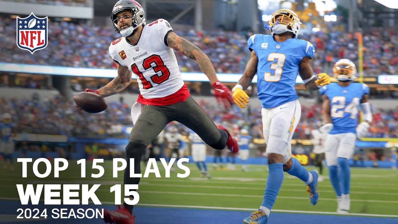 Top 15 Plays From Week 15 | NFL 2024 Season