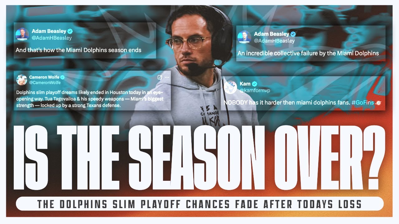 Is The Miami Dolphins Season Over? | Where Do We Go From Here?!