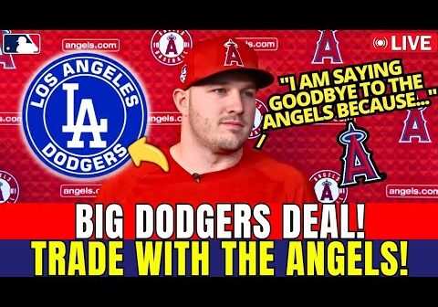 URGENT! MIKE TROUT SIGNING WITH DODGERS IN A HISTORIC TRADE! DEAL CLOSED? LOS ANGELES DODGERS NEWS