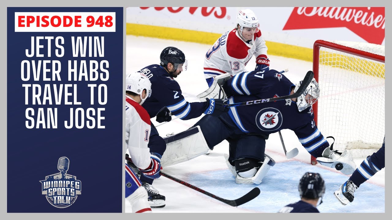 Winnipeg Jets win over Montreal Canadiens, travel to San Jose