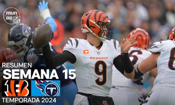 Cincinnati Bengals vs. Tennessee Titans | Resumen NFL en español - Semana 15 | NFL Highlights 2024