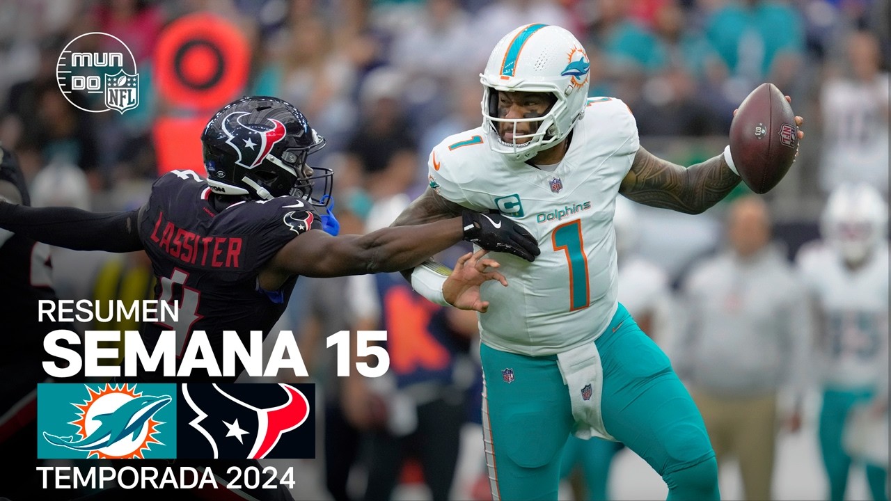 Miami Dolphins vs. Houston Texans | Resumen NFL en español - Semana 15 | NFL Highlights 2024