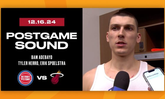 Bam Adebayo, Tyler Herro, Erik Spoelstra | Postgame Interview | December 16, 2024