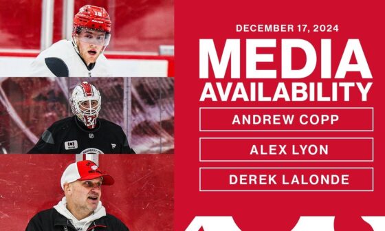 Alex Lyon, Andrew Copp, Derek Lalonde Media Availability | Dec. 17, 2024