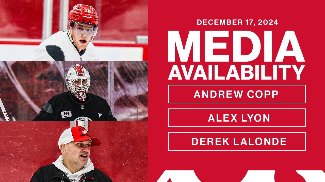 Alex Lyon, Andrew Copp, Derek Lalonde Media Availability | Dec. 17, 2024