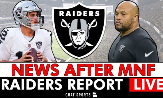 Raiders Rumors Live On Antonio Pierce, Aidan O’Connell, 2025 NFL Draft After Falcons MNF Game