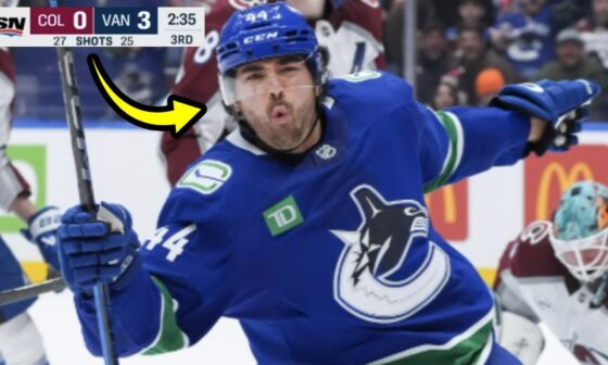 This Canucks player has SERIOUSLY become something special....