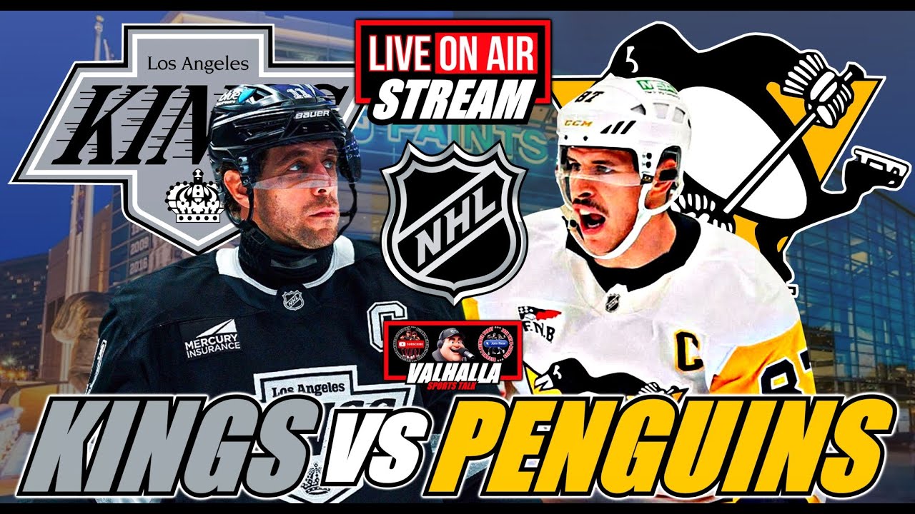 Los Angeles Kings vs Pittsburgh Penguins 🚨 NHL Hockey⚫ Live Stream