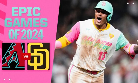 FULL GAME: D-backs vs. Padres (EPIC THRILLER w/a Manny Machado WALK-OFF!)