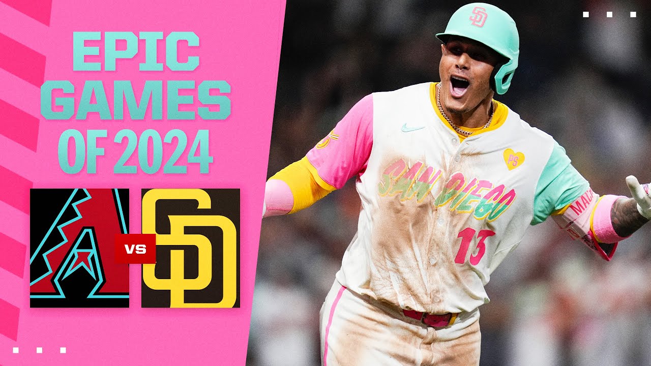 FULL GAME: D-backs vs. Padres (EPIC THRILLER w/a Manny Machado WALK-OFF!)