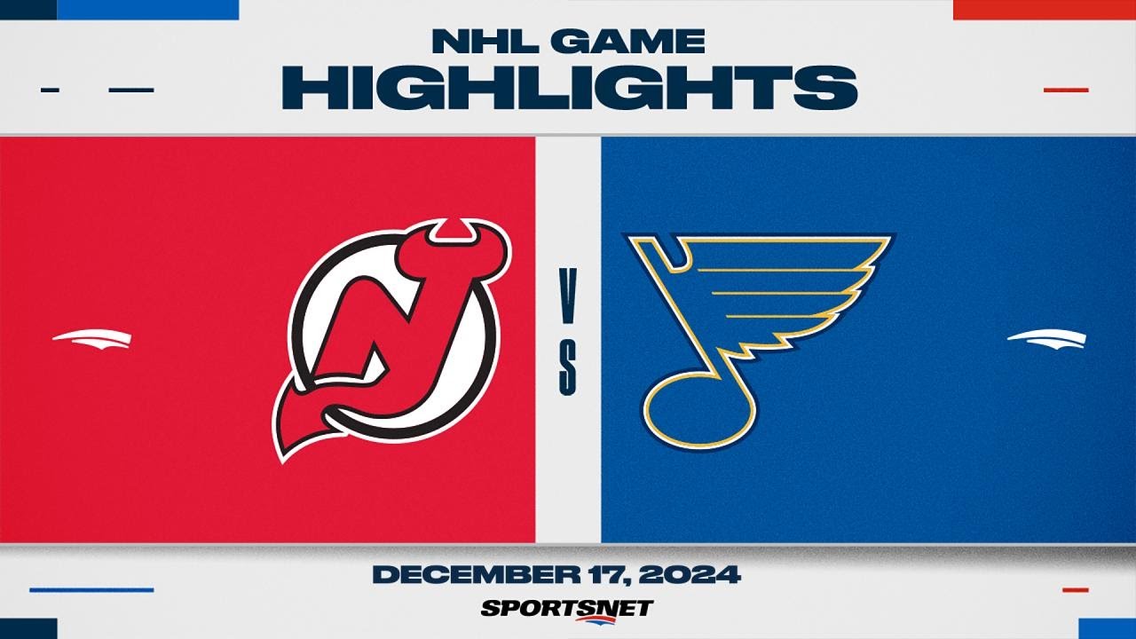 NHL Highlights | Devils vs. Blues - December 17, 2024