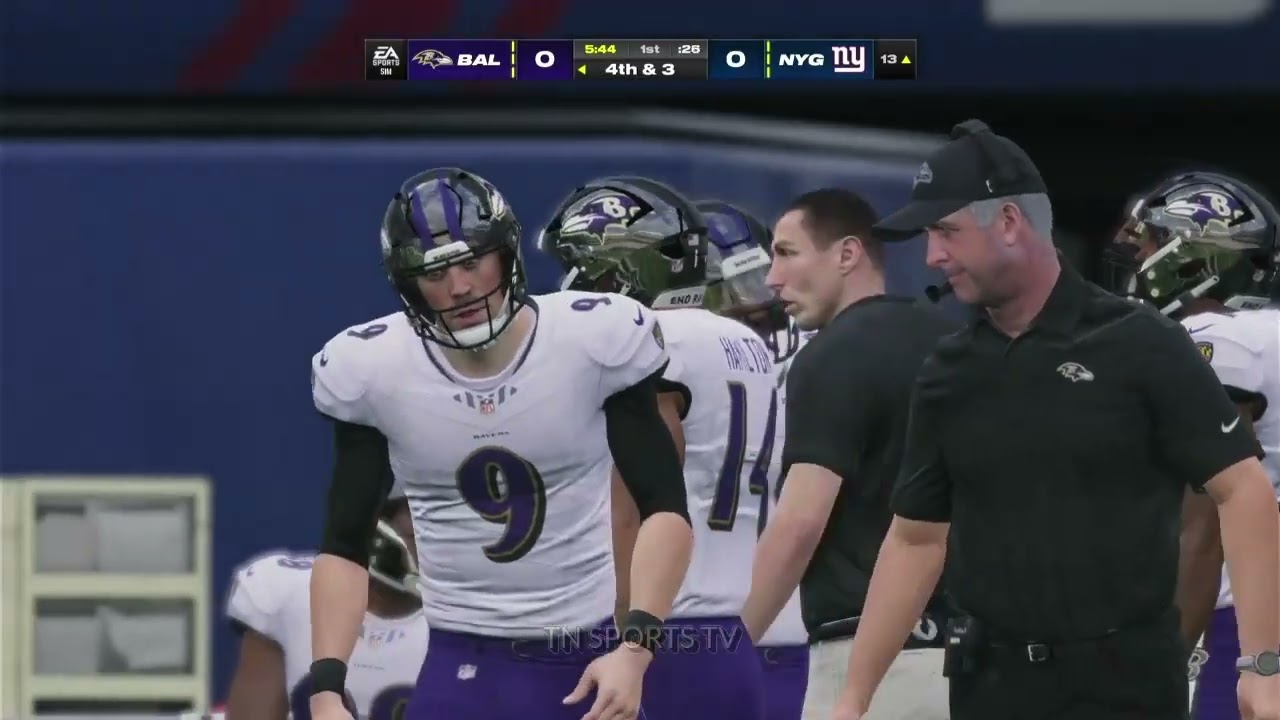 Baltimore Ravens vs New York Giants | Full Game | NFL Week 15 | Madden NFL 25