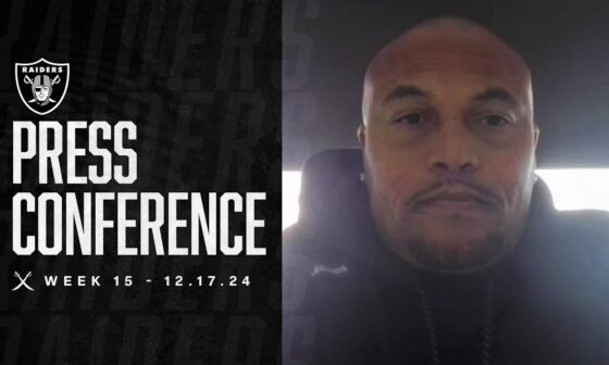 Coach Pierce Presser - 12.17.24 | Raiders | NFL