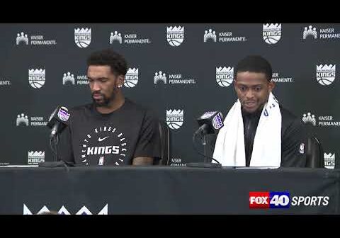 Malik Monk, De'Aaron Fox discuss the Sacramento Kings 130-129 loss to the Denver Nuggets