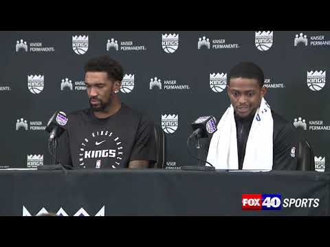 Malik Monk, De'Aaron Fox discuss the Sacramento Kings 130-129 loss to the Denver Nuggets