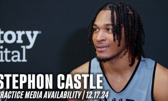 Stephon Castle Practice Media Availability | 12.17.2024