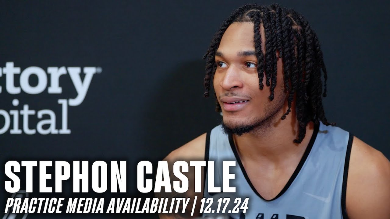 Stephon Castle Practice Media Availability | 12.17.2024