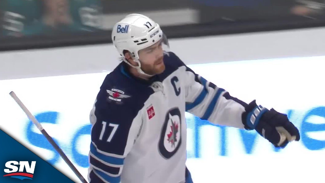 Jets' Adam Lowry Tips In Dylan DeMelo's Shot For Game Winner vs. Sharks