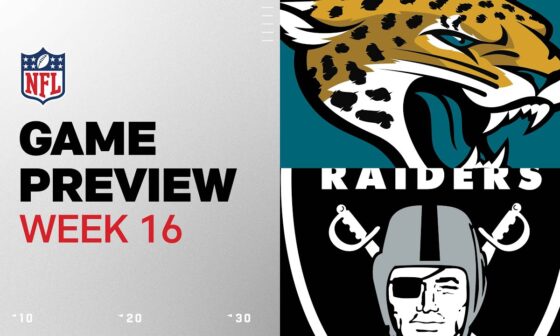 Jacksonville Jaguars vs. Las Vegas Raiders | 2024 Week 16 Game Preview