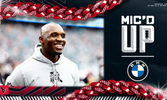 Head Coach DeMeco Ryans was Mic'd Up in Week 15 against the Miami Dolphins | Mic'd up pres by BMW