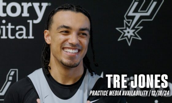 Tre Jones Practice Media Availability | 12.18.2024