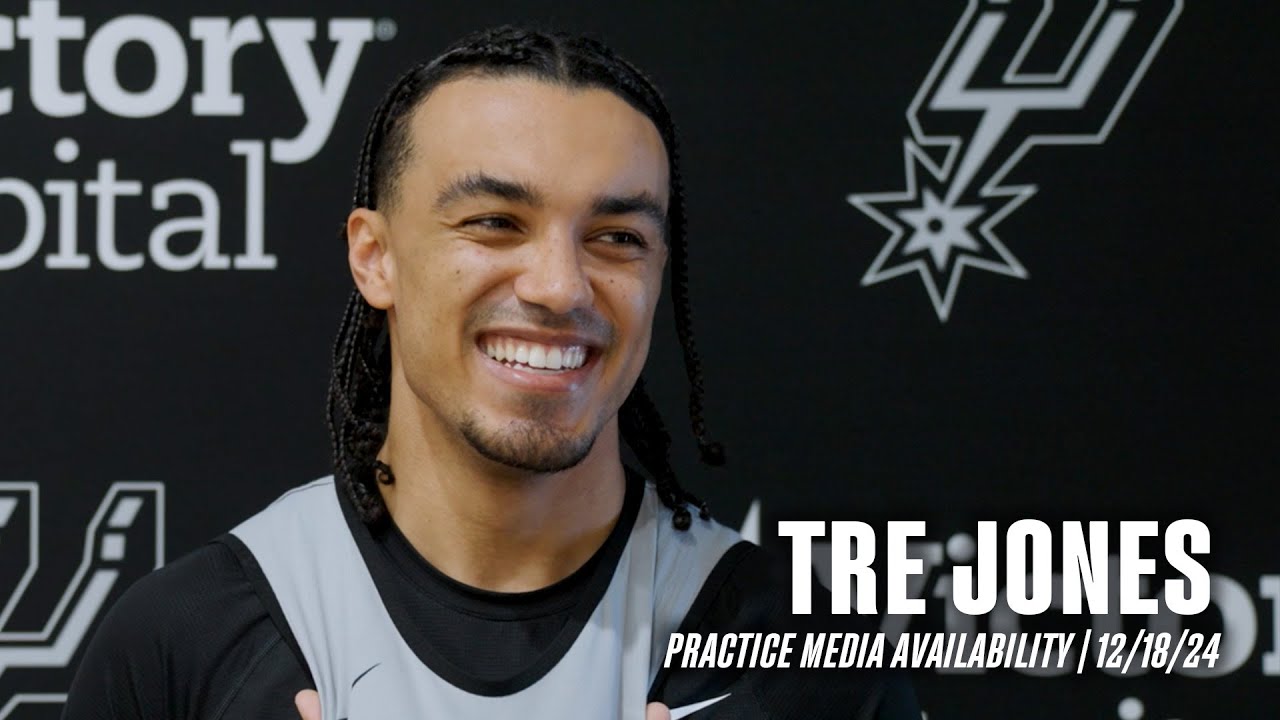 Tre Jones Practice Media Availability | 12.18.2024