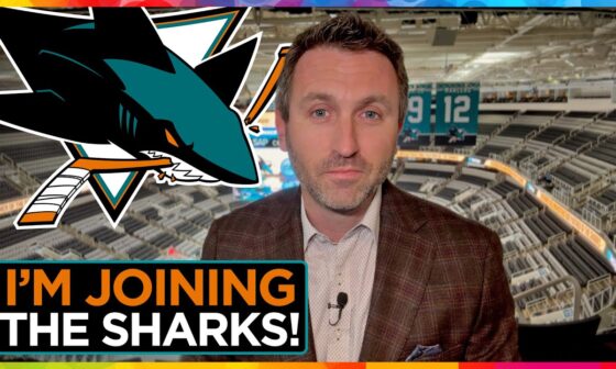 NEWS: I am joining the San Jose Sharks!