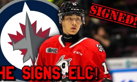 Winnipeg Jets Sign Kevin He to 3 Year ELC!! Jets Fan Reaction!!