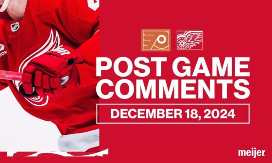 JT Compher, Patrick Kane, Derek Lalonde Post Game Comments vs. PHI | Dec. 18, 2024