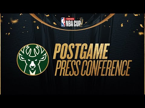 LIVE: Milwaukee Bucks/Oklahoma City Thunder #NBAEmiratesCup Championship Postgame Press Conference