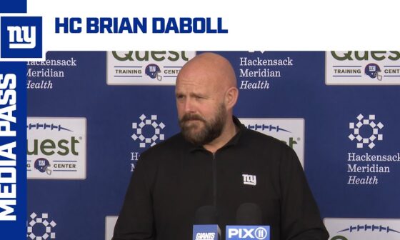 Brian Daboll Previews Week 16 vs. Falcons | New York Giants