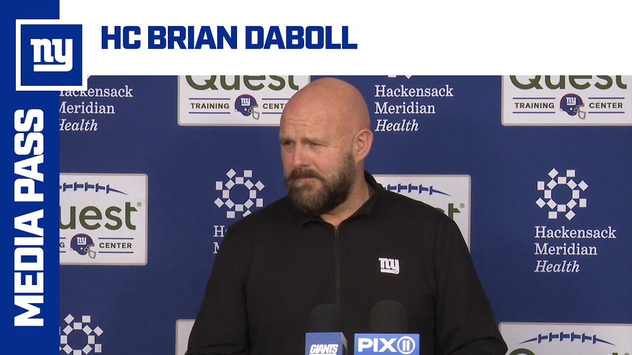 Brian Daboll Previews Week 16 vs. Falcons | New York Giants