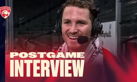 "Statement win for us." | Tkachuk Postgame Reaction on TNT | 12.18.24