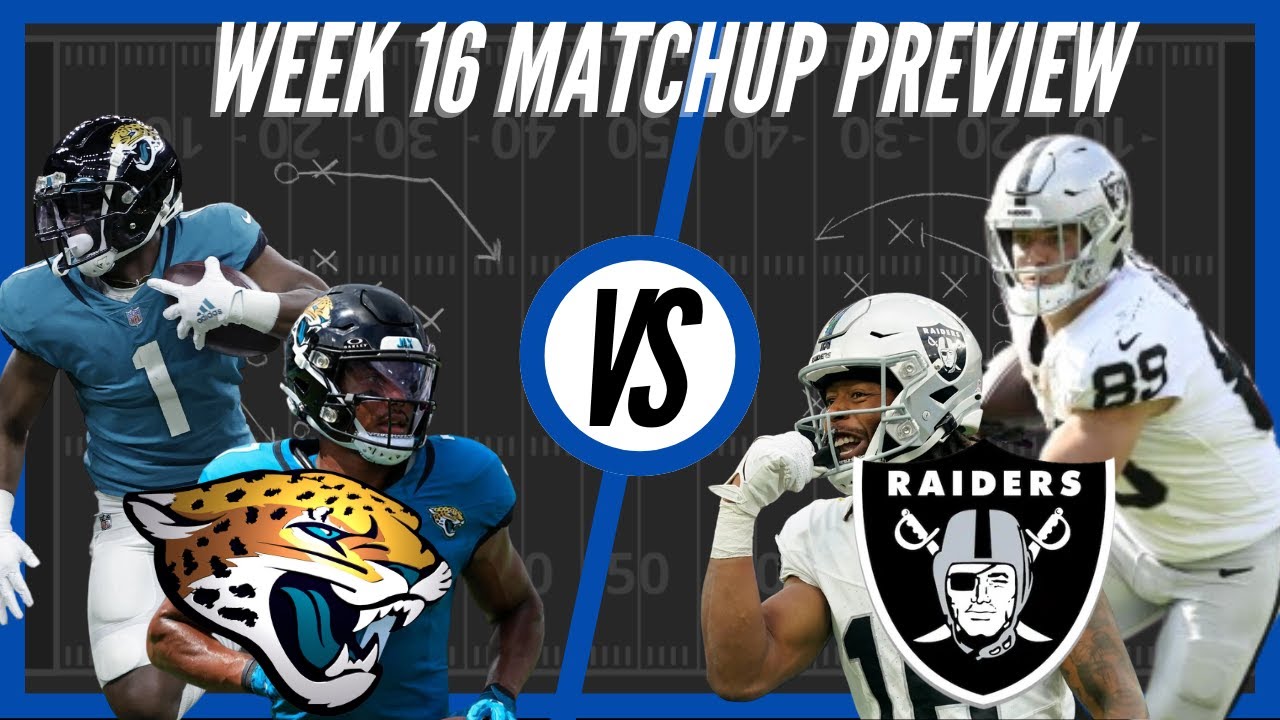 Jacksonville Jaguars vs Las Vegas Raiders | Week 16 Preview