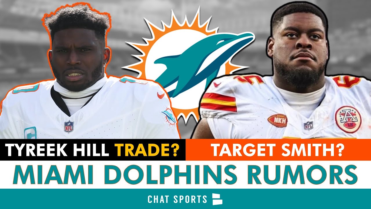 Miami Dolphins Rumors: Tyreek Hill TRADE Coming In Offseason + Trey Smith TOP NFL Free Agent Target?