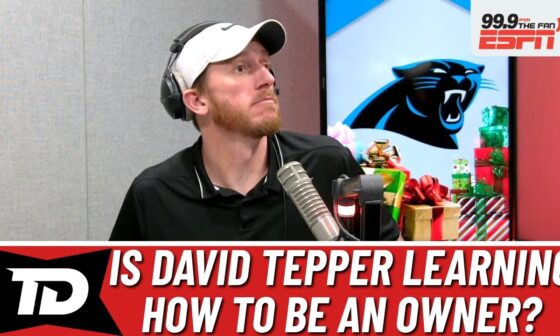 Carolina Panthers owner David Tepper might be finally getting it