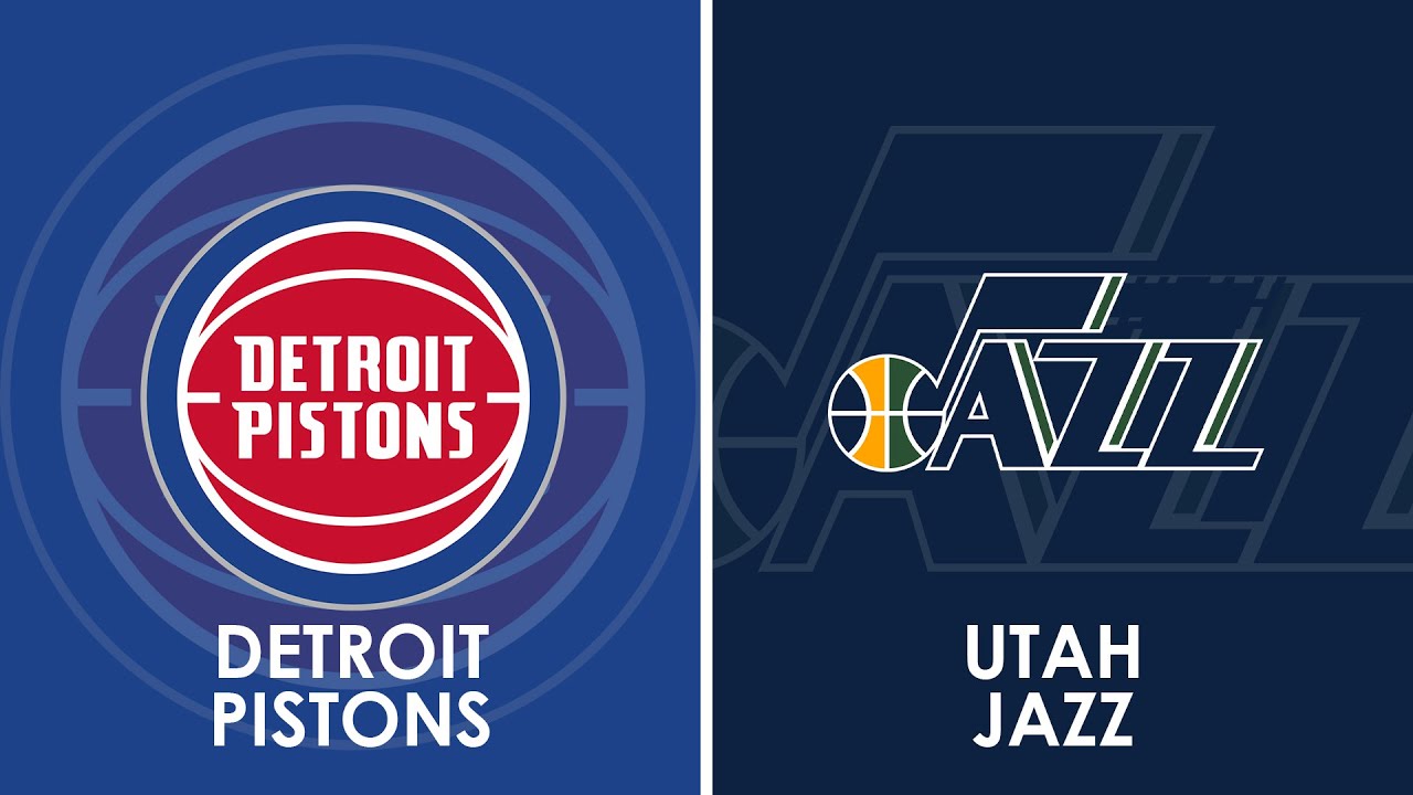 Detroit Pistons vs Utah Jazz NBA Live Scoreboard