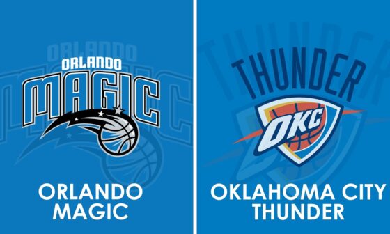 Orlando Magic vs Oklahoma City Thunder NBA Live Scoreboard