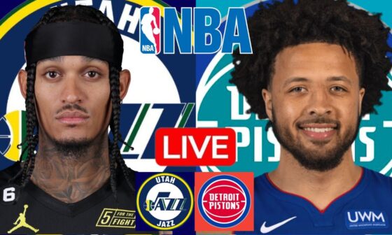 LIVE: UTAH JAZZ vs DETROIT PISTONS | NBA | PLAY BY PLAY | SCOREBOARD