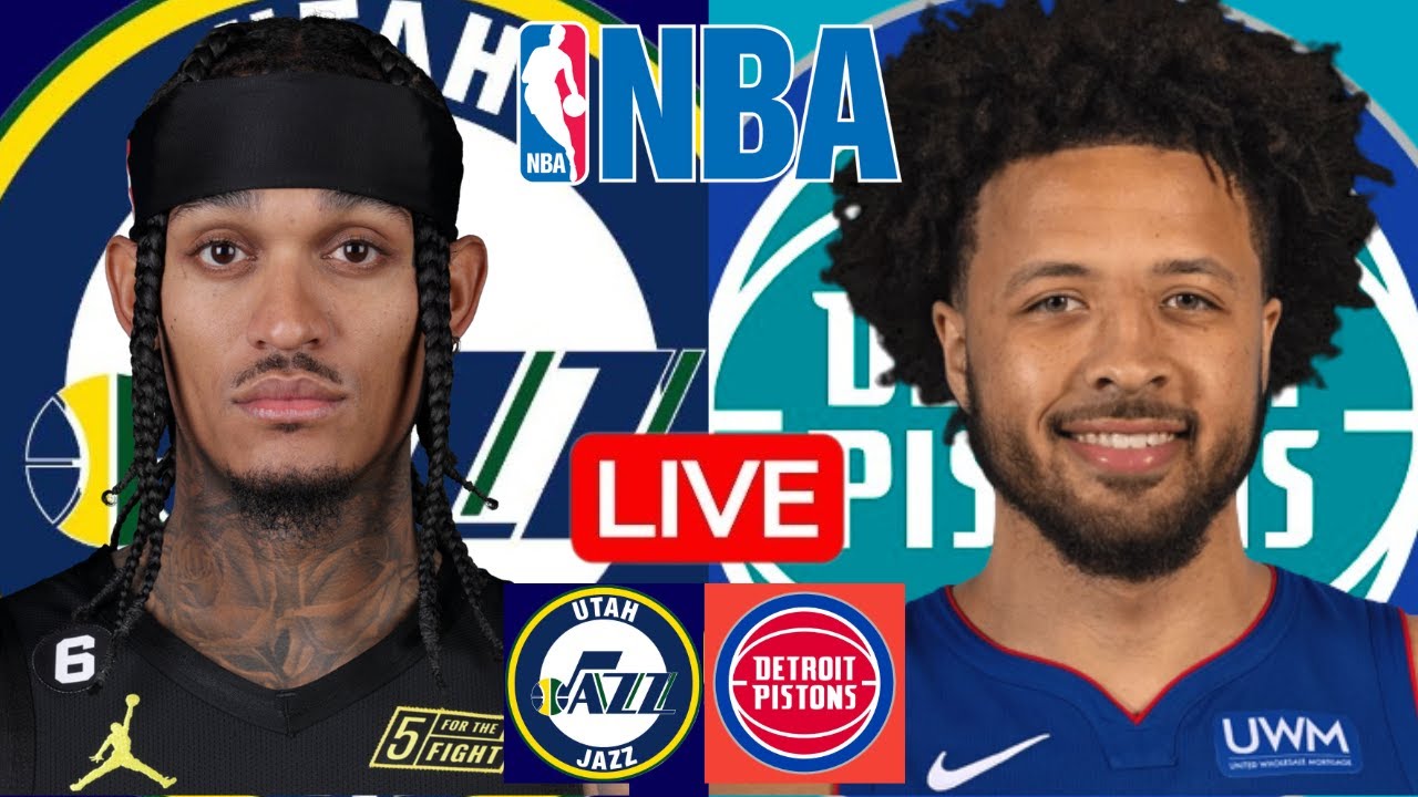 LIVE: UTAH JAZZ vs DETROIT PISTONS | NBA | PLAY BY PLAY | SCOREBOARD