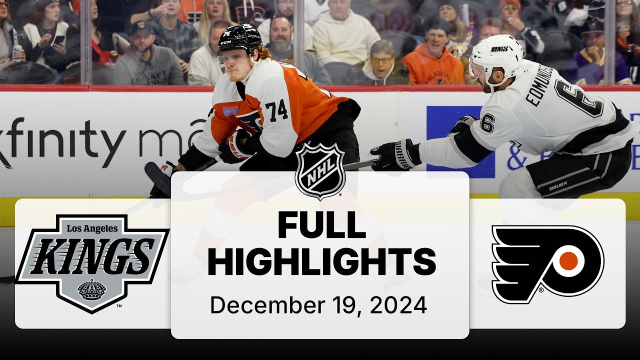 NHL Highlights | Kings vs. Flyers | December 19, 2024