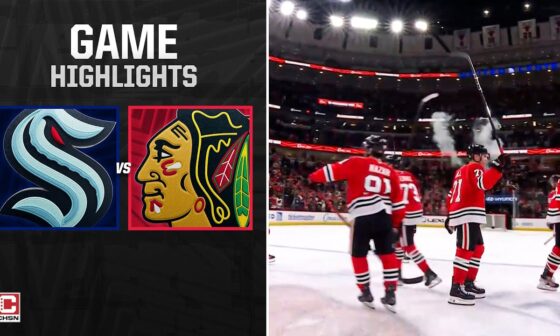 Seattle Kraken vs Chicago Blackhawks Full Game Highlights | CHSN Chicago Blackhawks